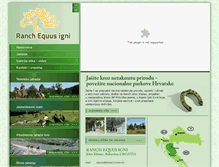 Tablet Screenshot of horseriding-croatia.com